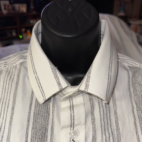 Scotch & Soda Crinkle Stripe Shirt - Picture 2 of 11